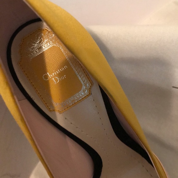 Christian Dior suede/silk pump size 38 nwt box and bag included $1750 - Picture 6 of 16